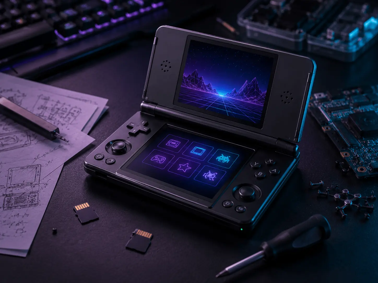 RG DS 掌機社群 Linux 韌體示意